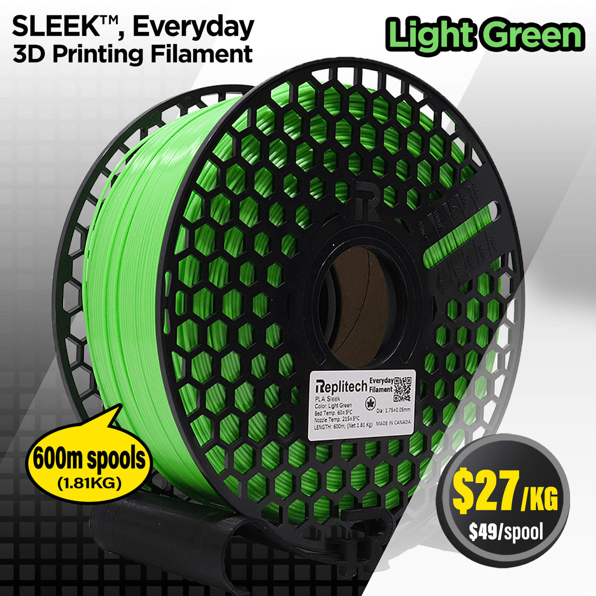 PLA Sleek Everyday Light Green