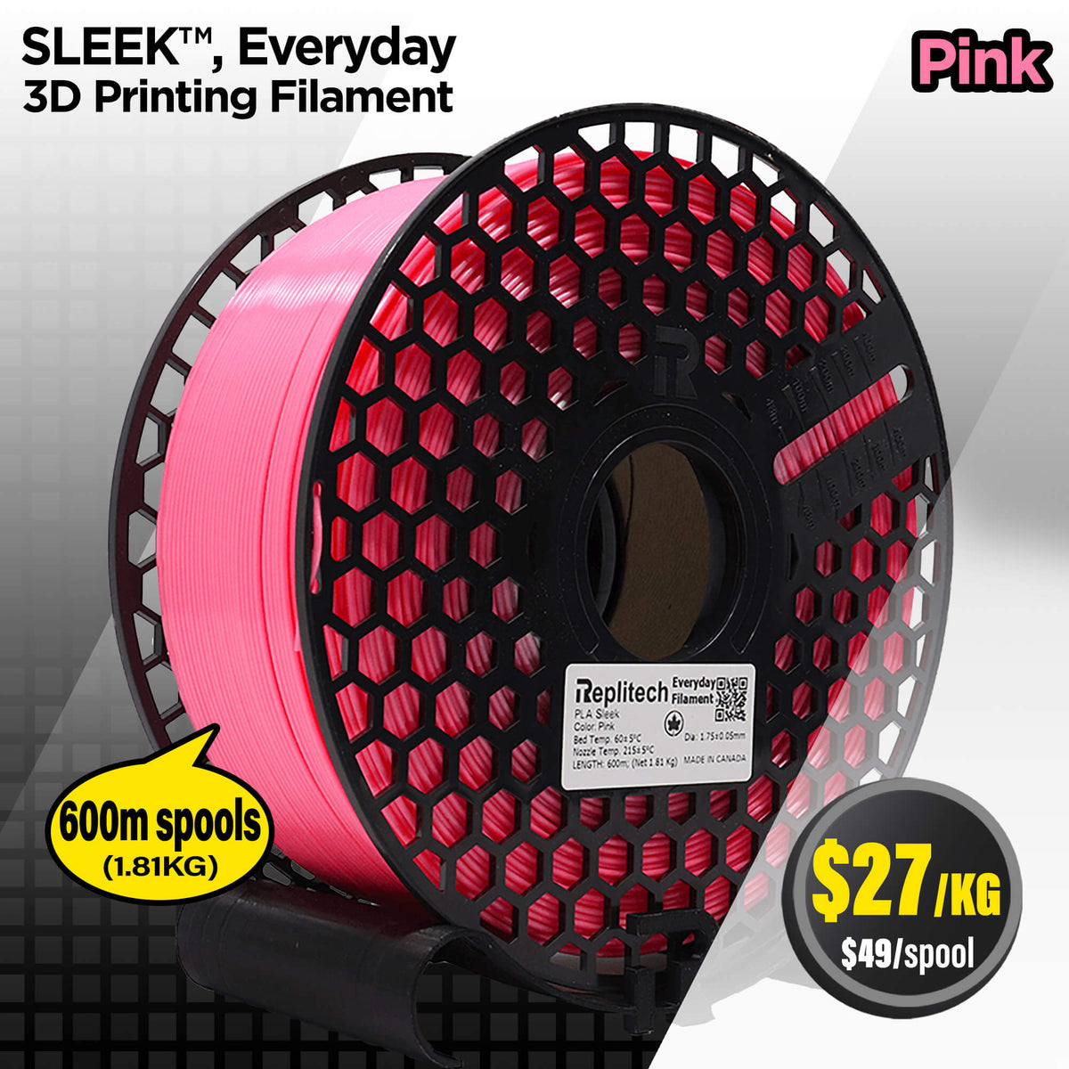 PLA Sleek Everyday Pink